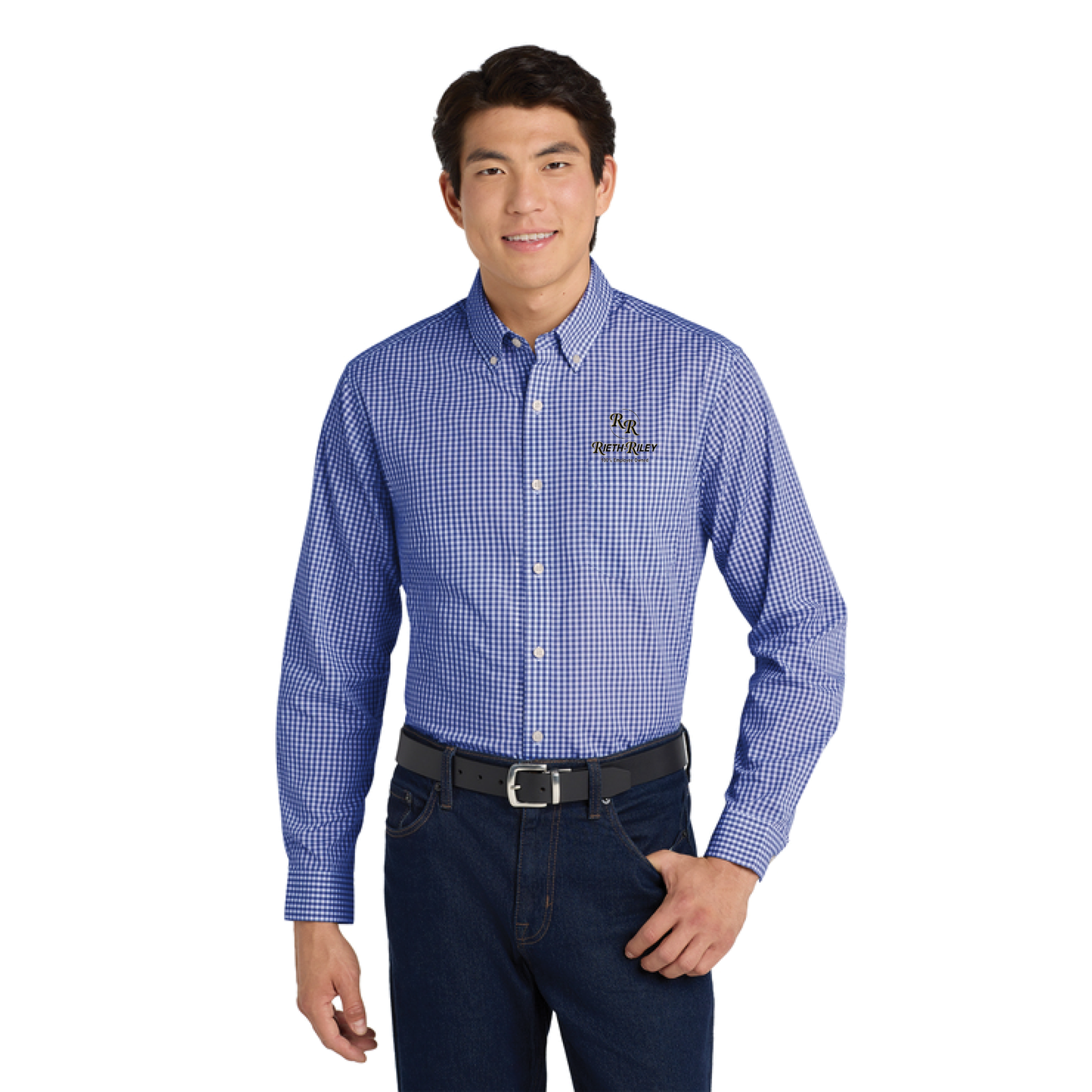 Port Authority® Broadcloth Gingham Easy Care Shirt - W644