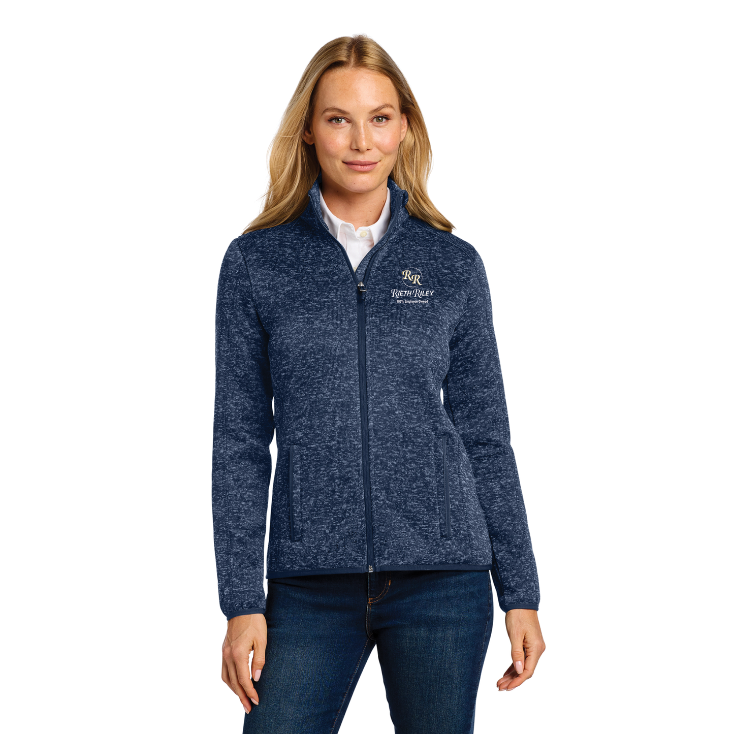 Port Authority® Women's Sweater Fleece Jacket