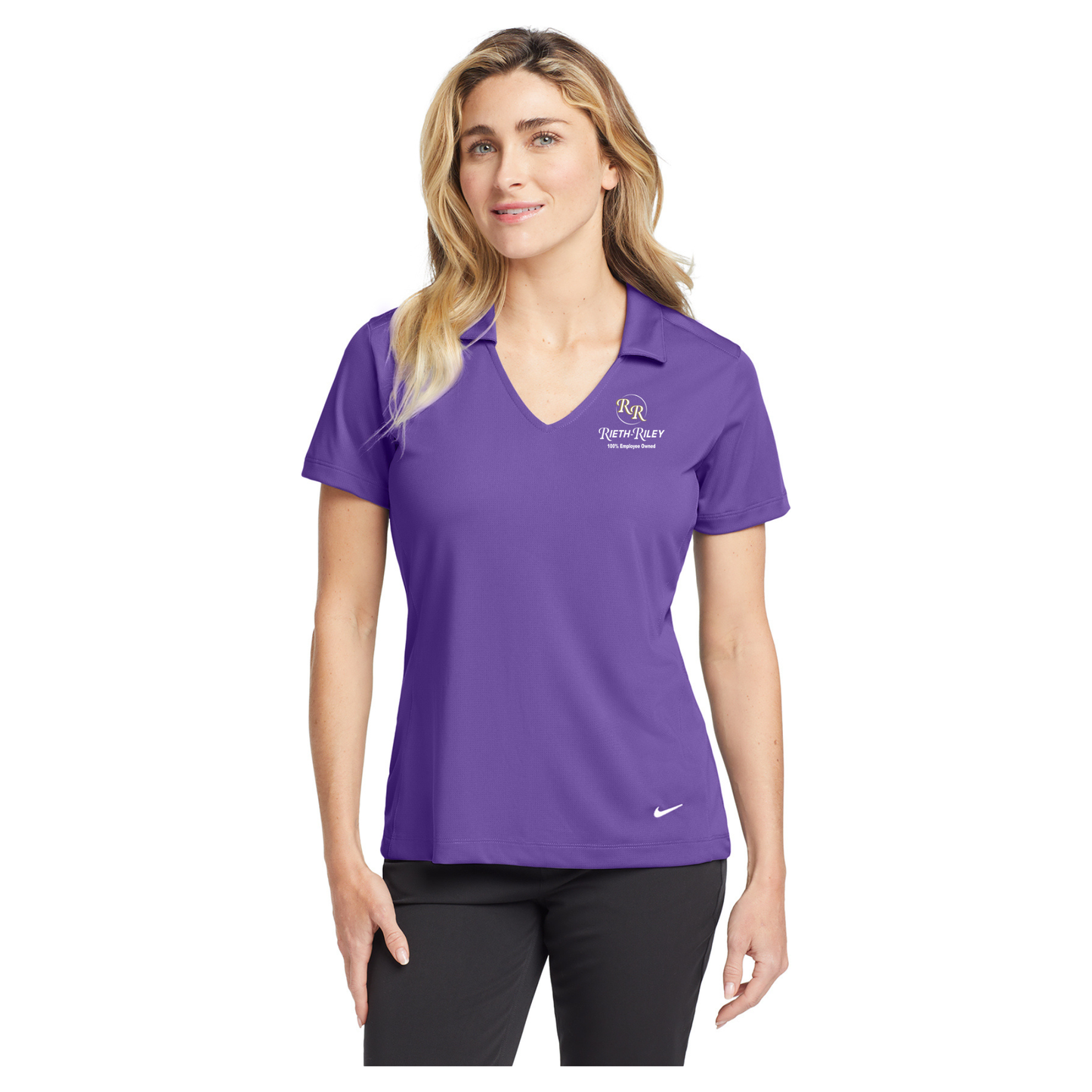 Nike Ladies Dri-FIT Vertical Mesh Polo - 637165