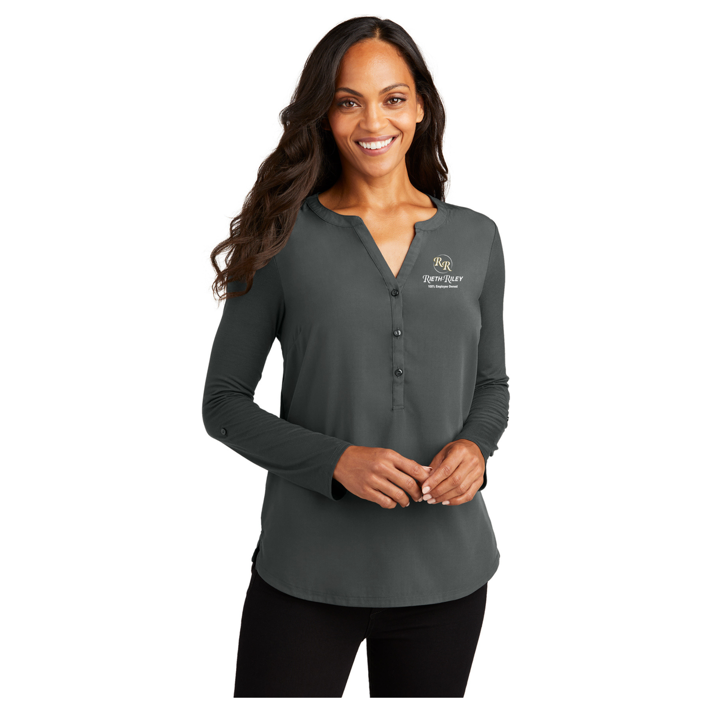 Port Authority® Ladies Concept Henley Tunic - LK5432