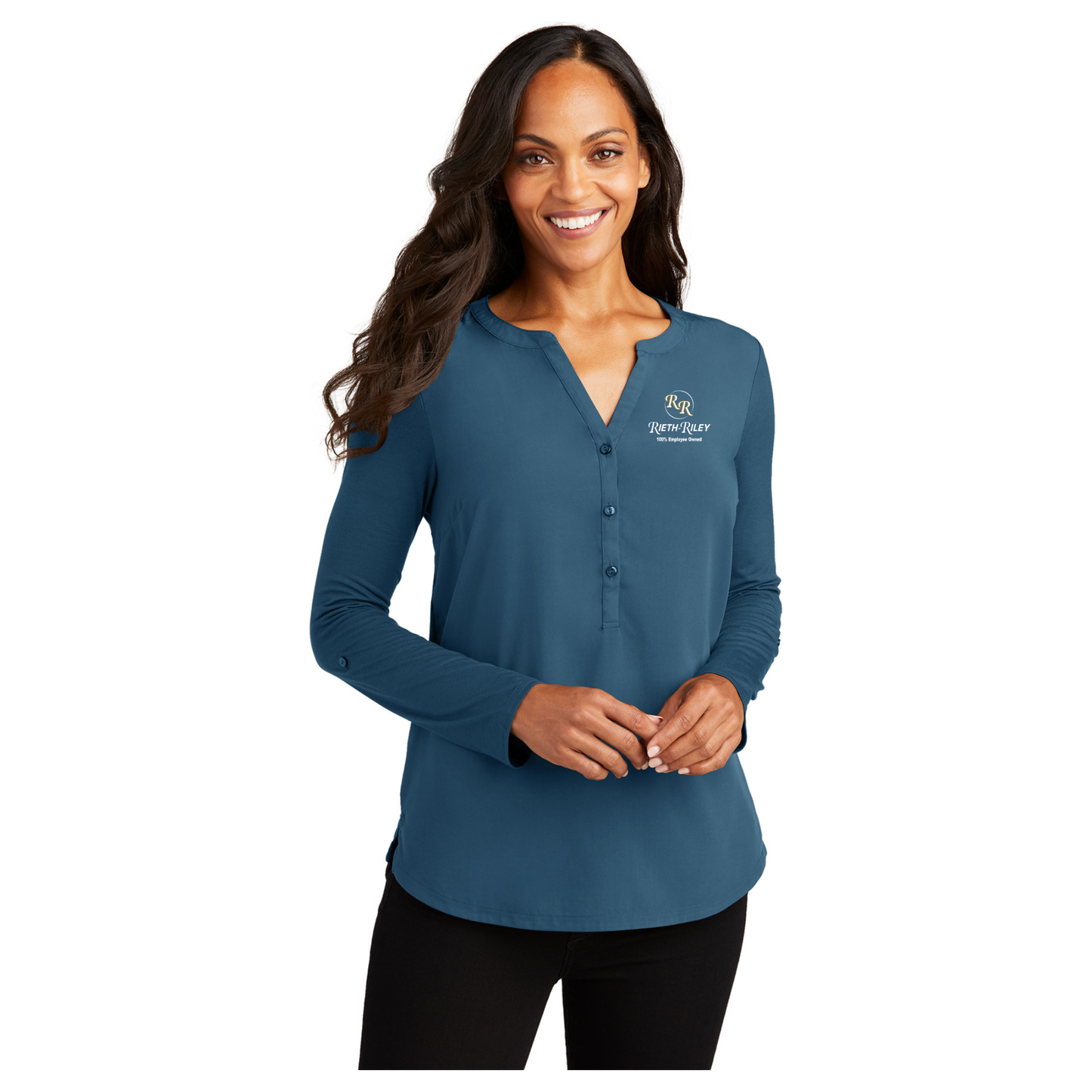 Port Authority® Ladies Concept Henley Tunic - LK5432