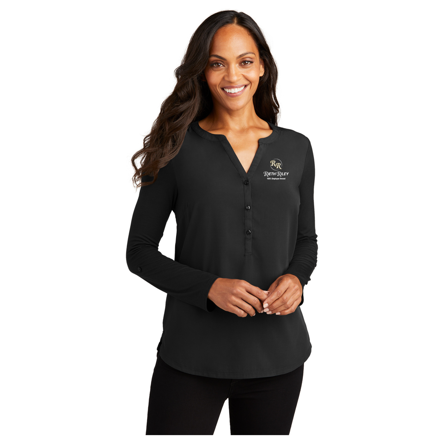 Port Authority® Ladies Concept Henley Tunic - LK5432