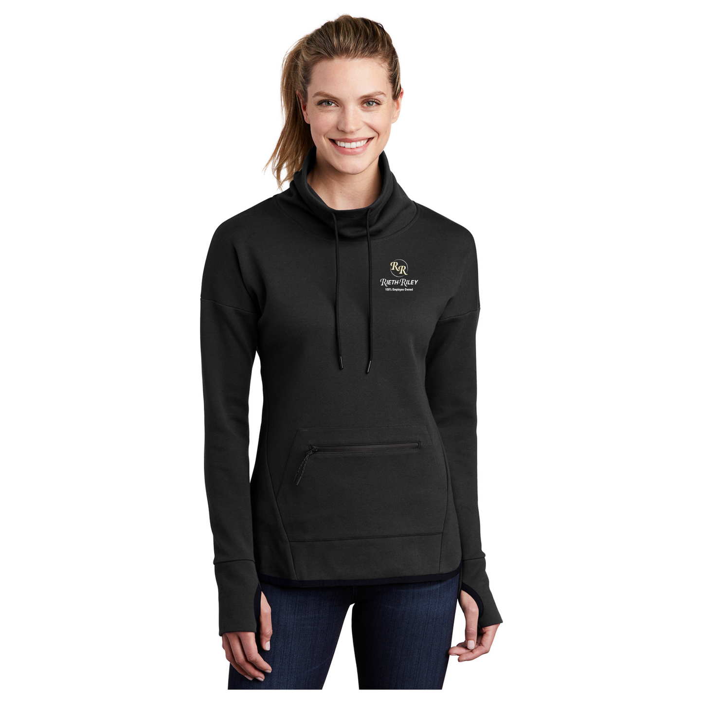 Sport-Tek ® Ladies Triumph Cowl Neck Pullover - LST280