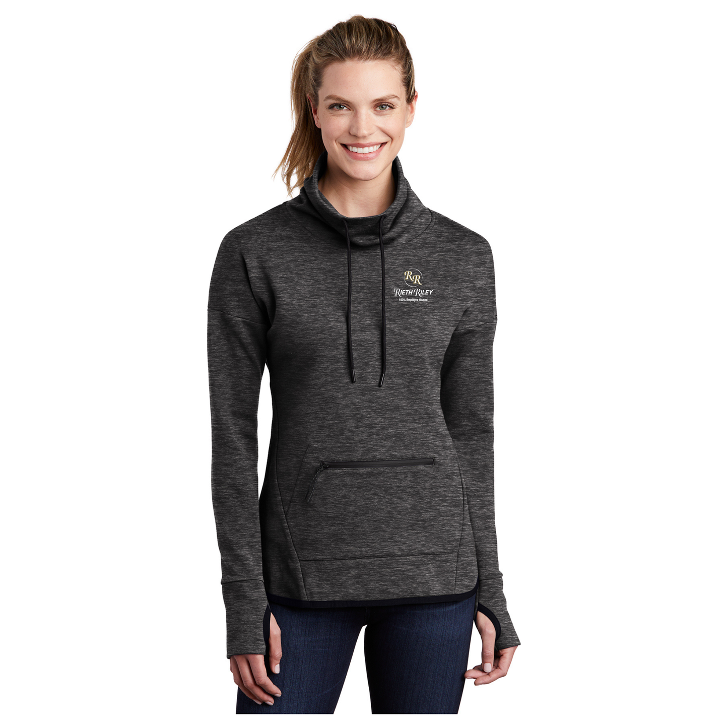 Sport-Tek ® Ladies Triumph Cowl Neck Pullover - LST280