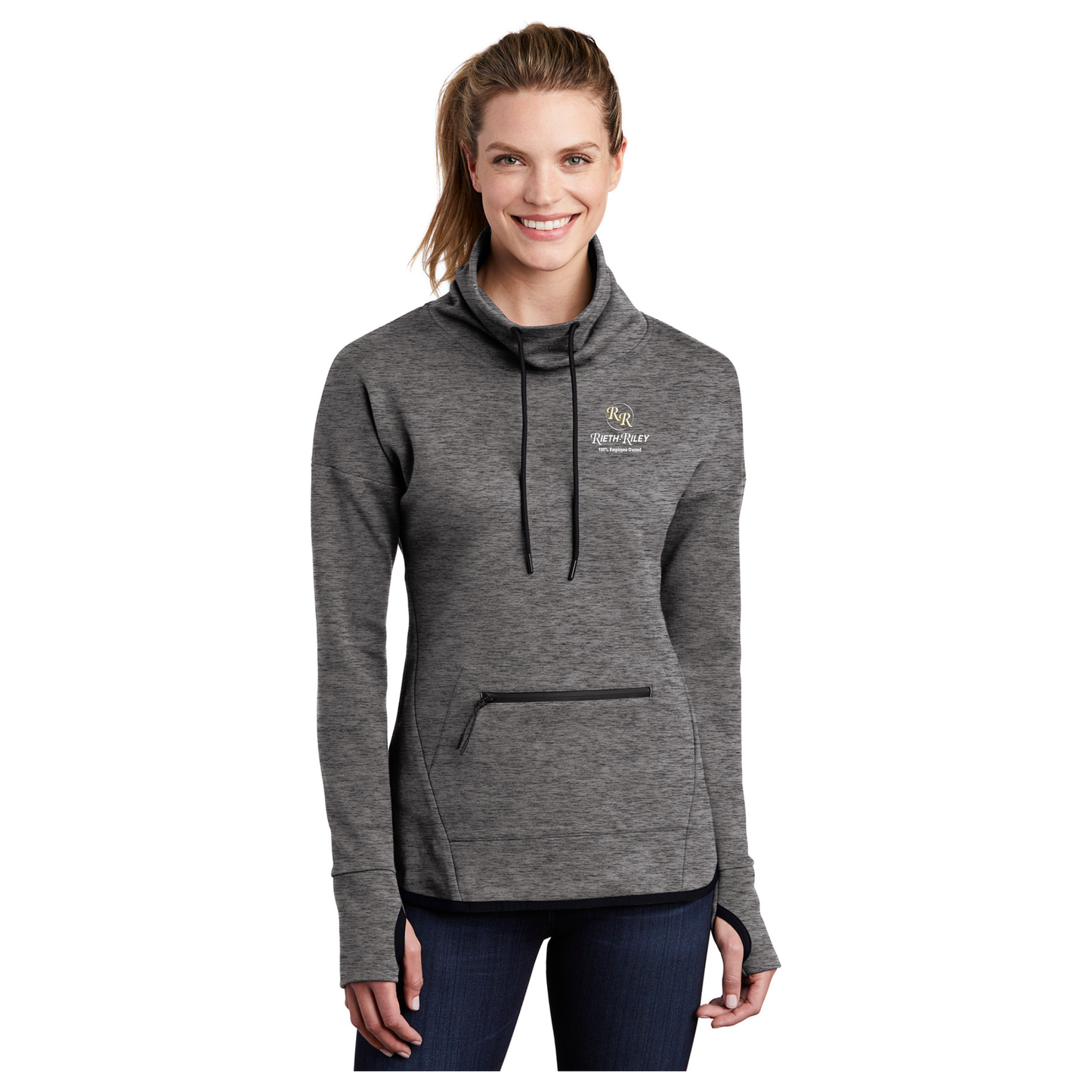 Sport-Tek ® Ladies Triumph Cowl Neck Pullover - LST280