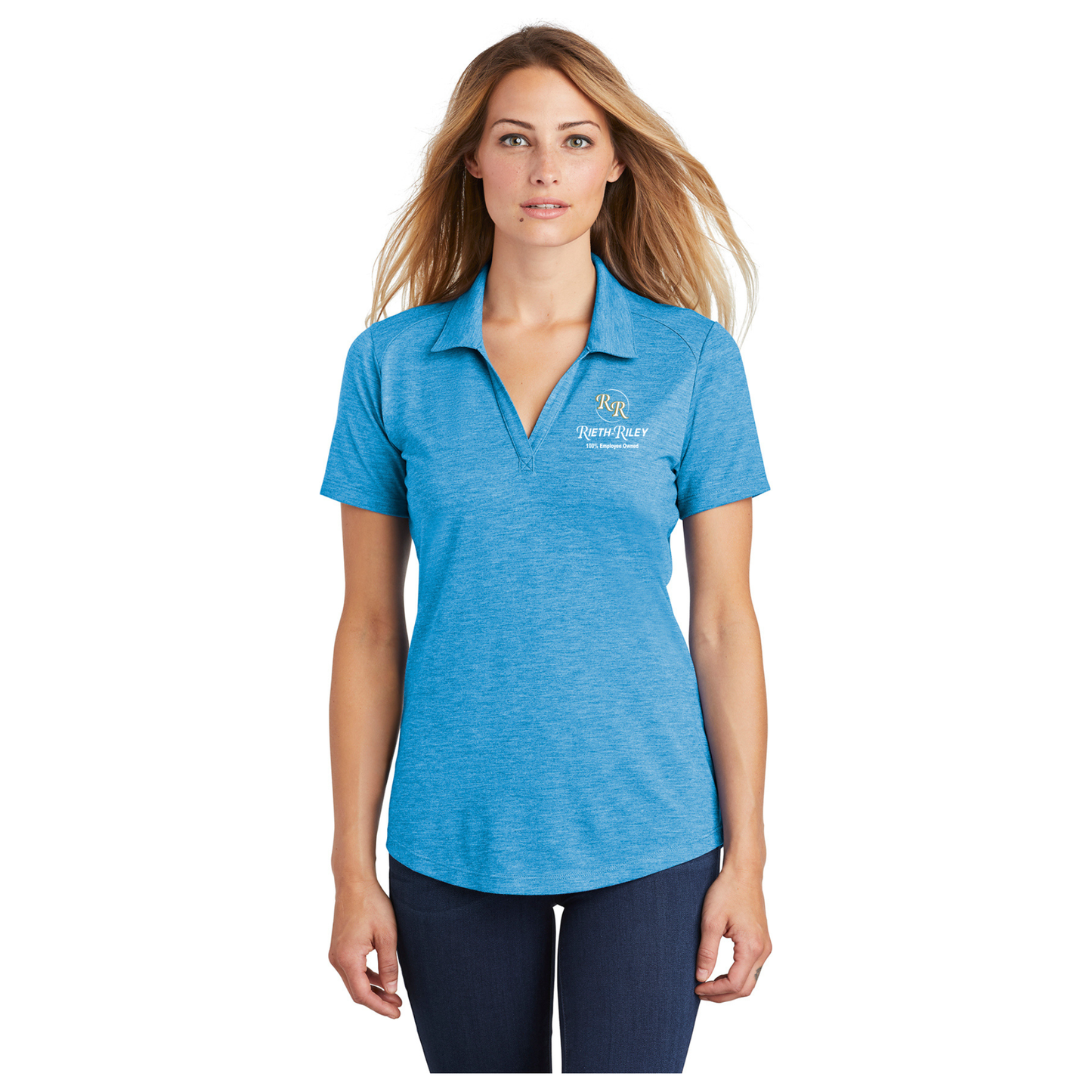 Sport-Tek ® Ladies PosiCharge ® Tri-Blend Wicking Polo - LST405