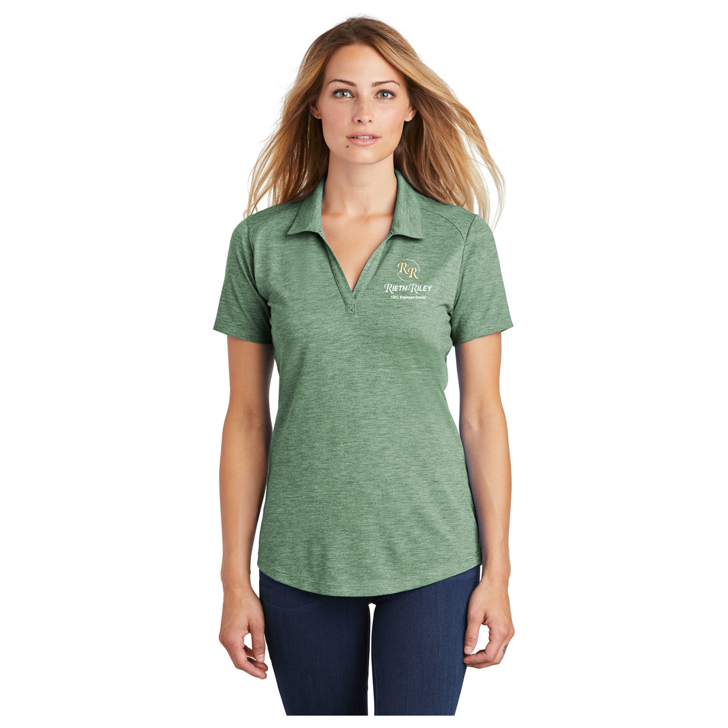 Sport-Tek ® Ladies PosiCharge ® Tri-Blend Wicking Polo - LST405