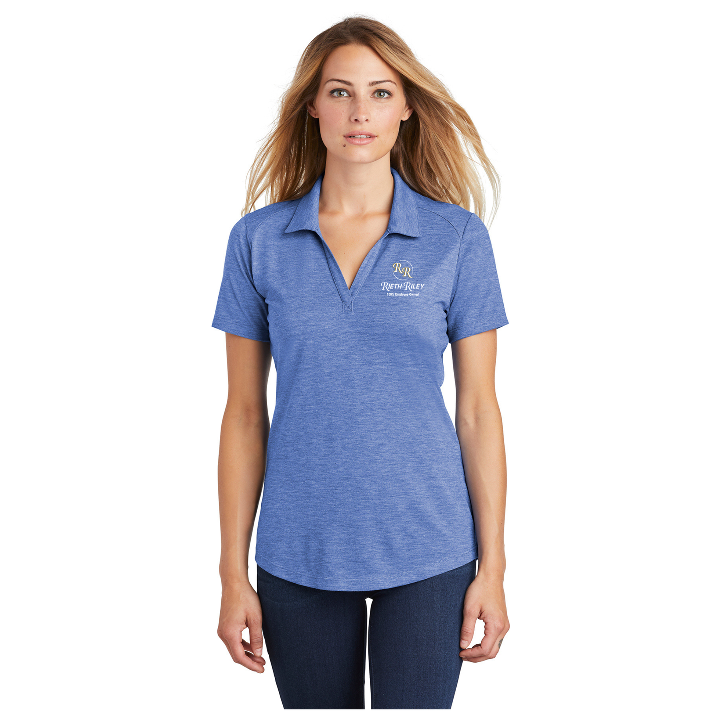Sport-Tek ® Ladies PosiCharge ® Tri-Blend Wicking Polo - LST405