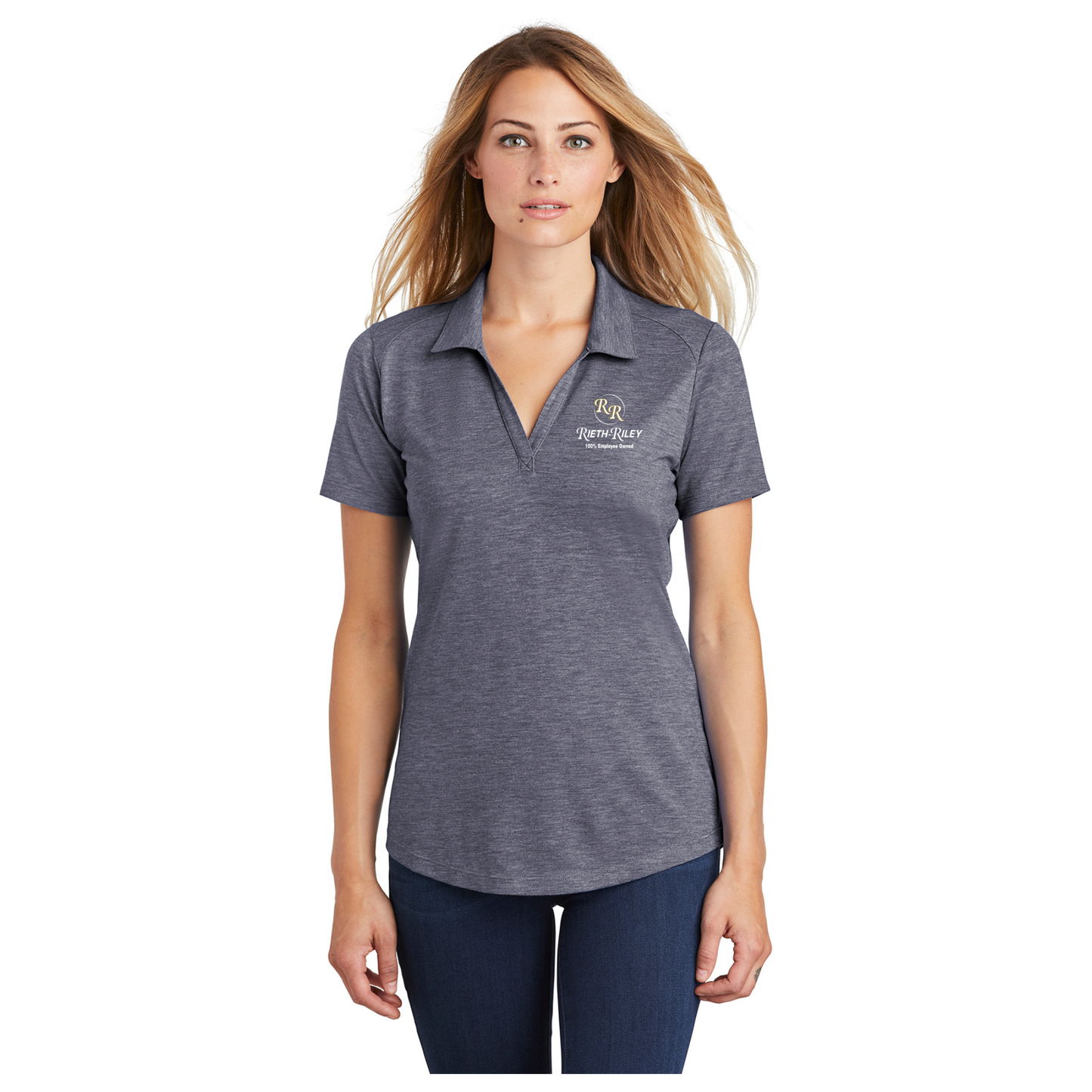 Sport-Tek ® Ladies PosiCharge ® Tri-Blend Wicking Polo - LST405