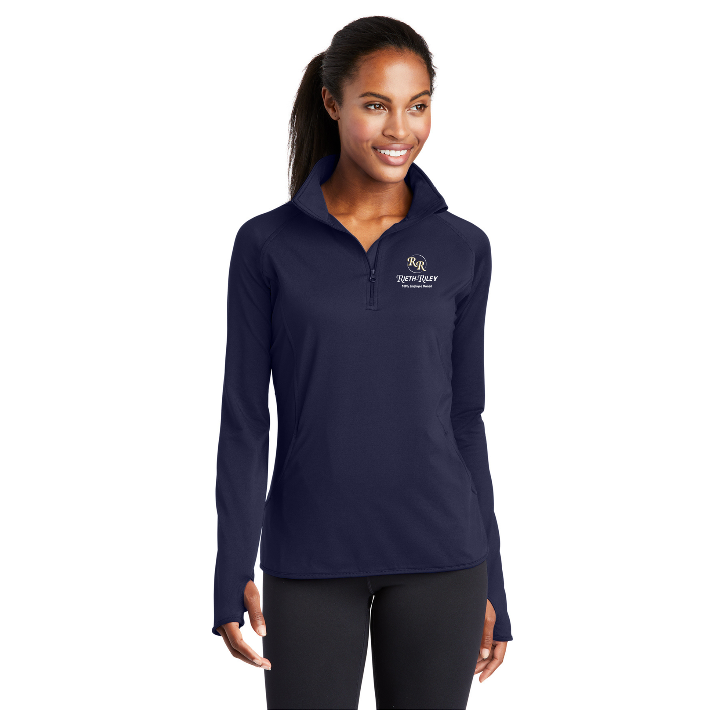 Sport-Tek® Ladies Sport-Wick® Stretch 1/2-Zip Pullover - LST850