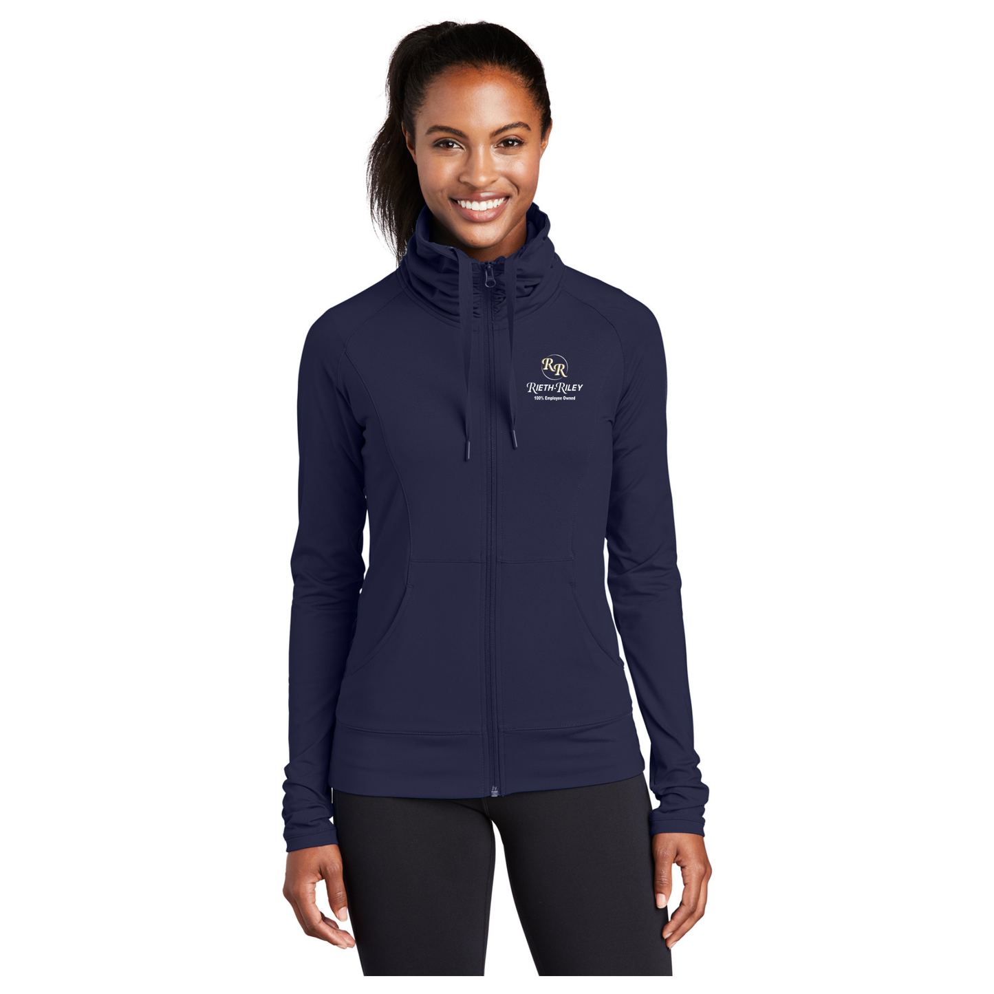 Sport-Tek® Ladies Sport-Wick® Stretch Full-Zip Jacket - LST852