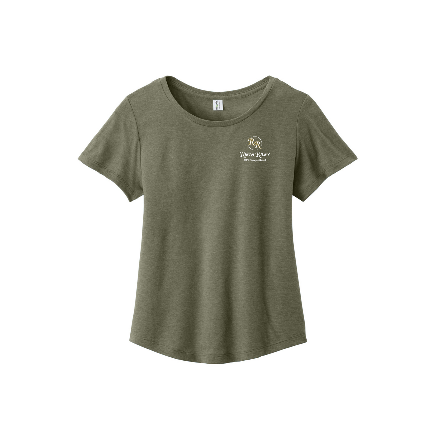Allmade® Women’s Relaxed Tri-Blend Scoop Neck Tee - AL2015