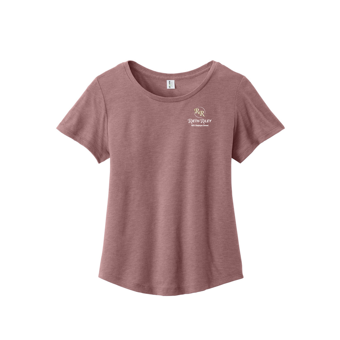 Allmade® Women’s Relaxed Tri-Blend Scoop Neck Tee - AL2015