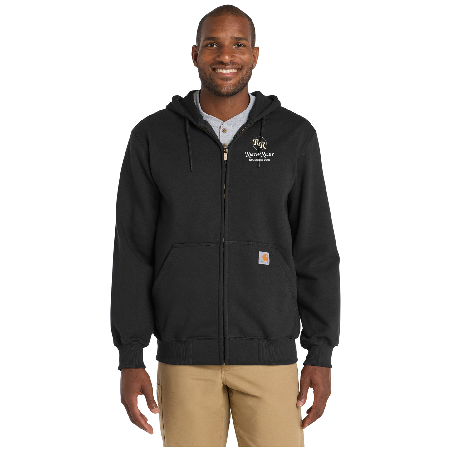 Carhartt ® Rain Defender ® Paxton Heavyweight Hooded Zip-Front Sweatshirt - CT100614