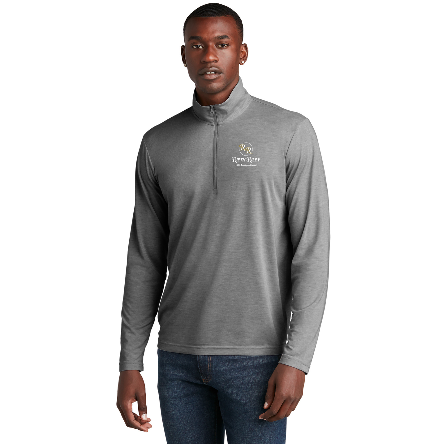 Sport-Tek ® PosiCharge ® Tri-Blend Wicking 1/4-Zip Pullover - ST407