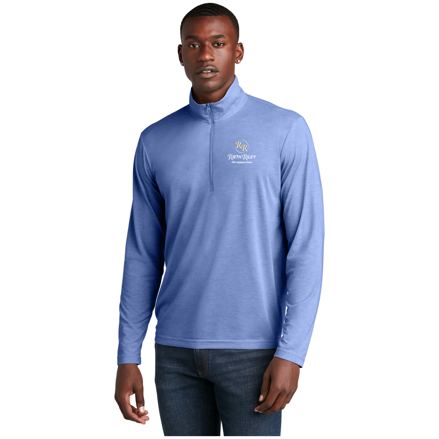 Sport-Tek ® PosiCharge ® Tri-Blend Wicking 1/4-Zip Pullover - ST407