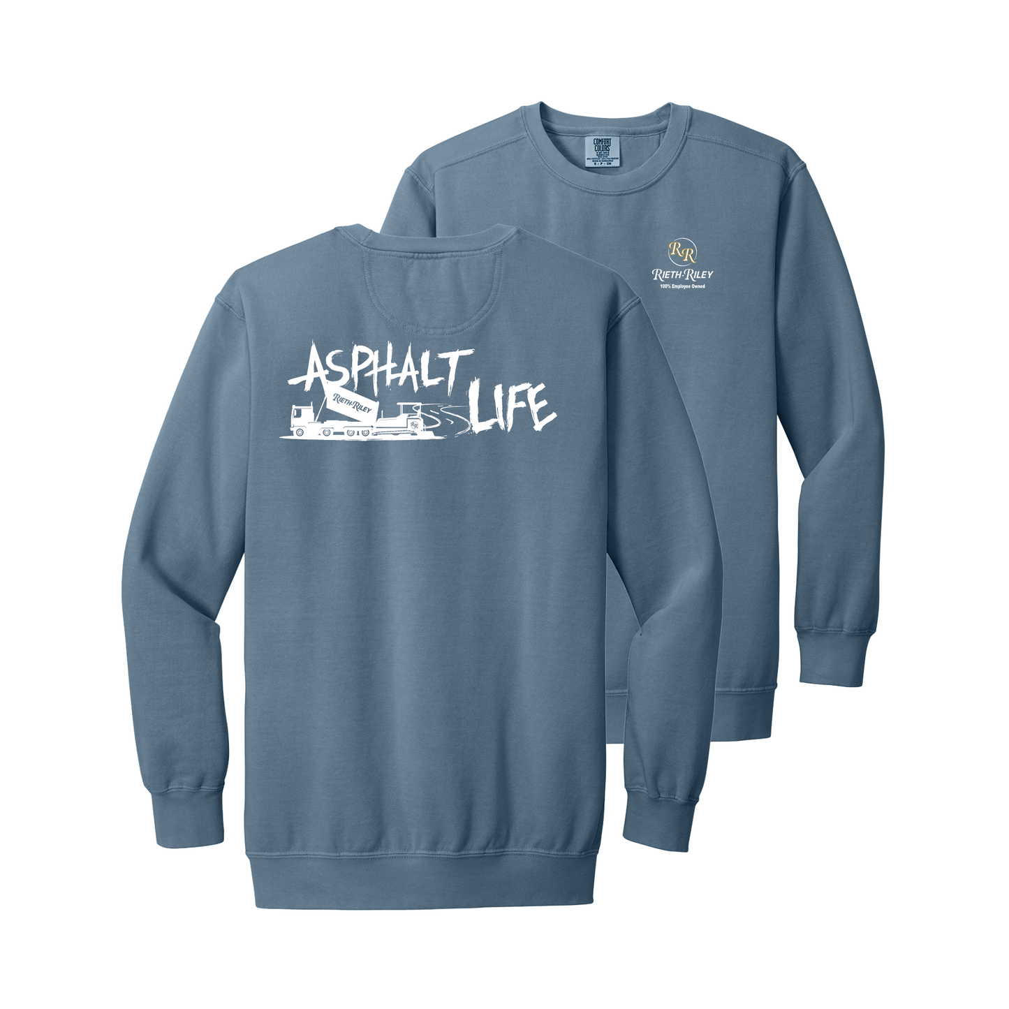 Asphalt Life Comfort Colors® Ring Spun Crewneck Sweatshirt