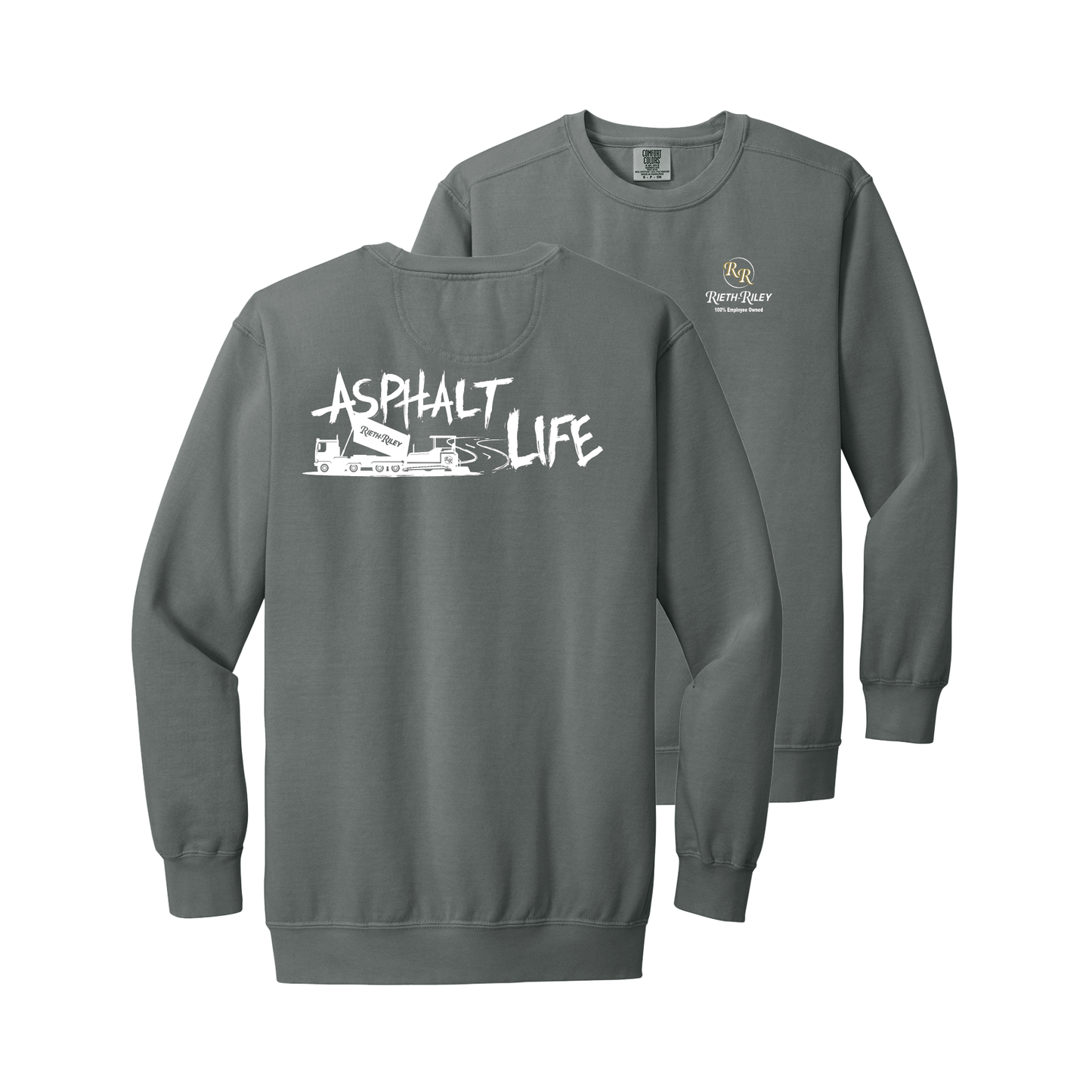 Asphalt Life Comfort Colors® Ring Spun Crewneck Sweatshirt