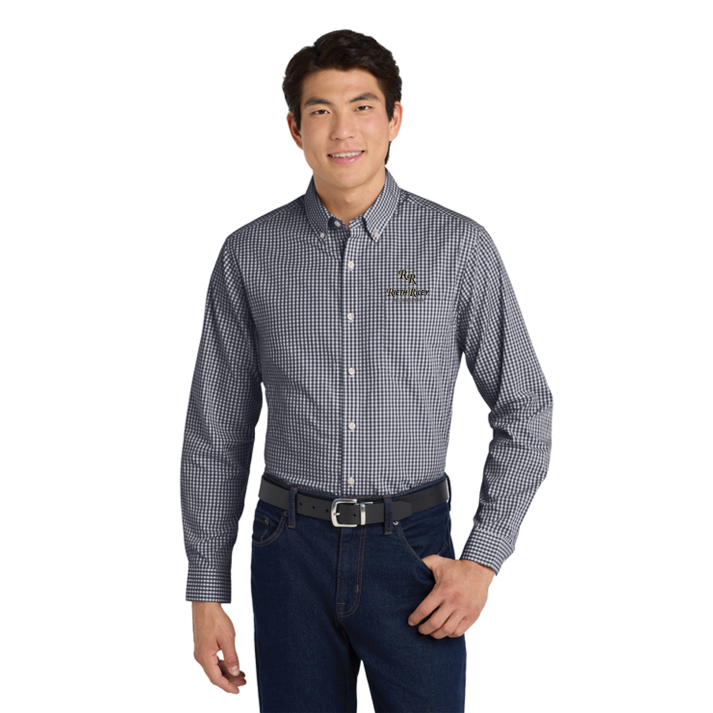 Port Authority® Broadcloth Gingham Easy Care Shirt - W644