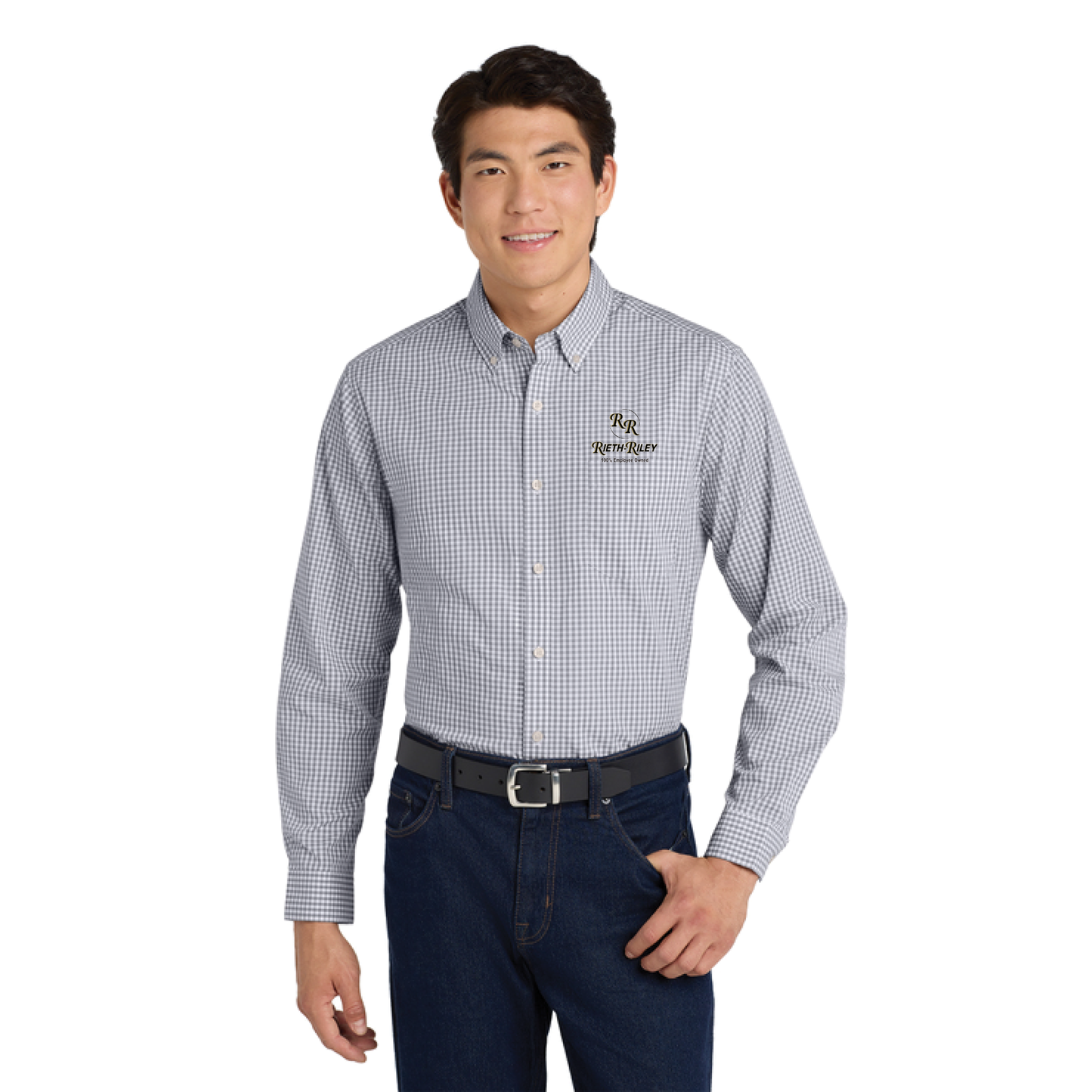 Port Authority® Broadcloth Gingham Easy Care Shirt - W644