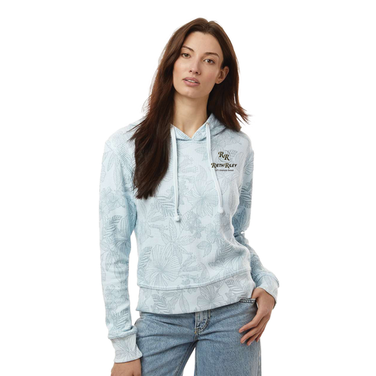 MV Sport Women's Maddie Floral Print Hooded Sweatshirt - W24105