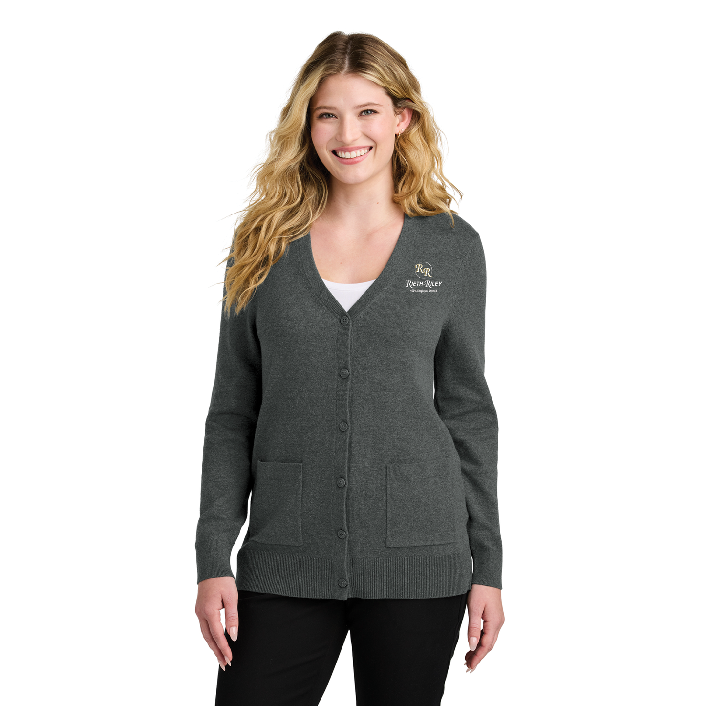 Port Authority® Women’s Easy Care Button-Up Cardigan Sweater