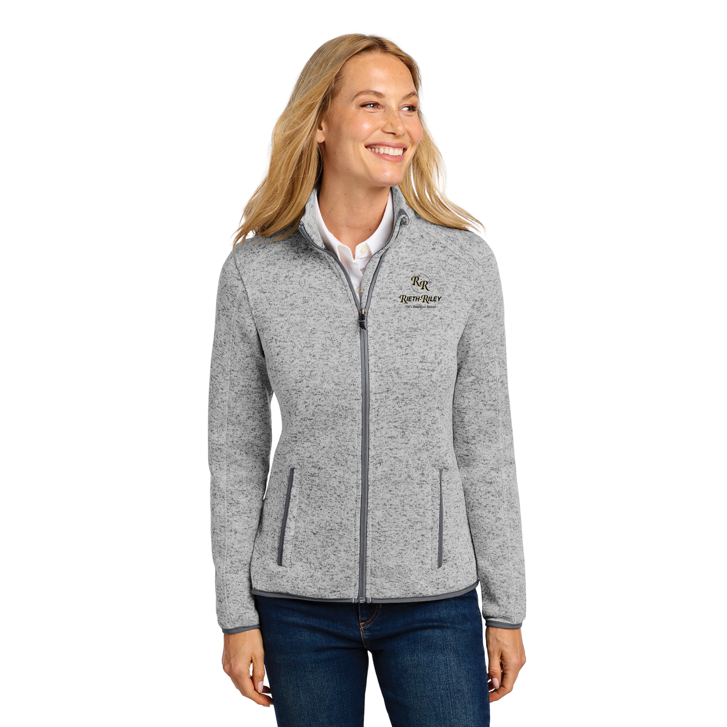 Port Authority® Women's Sweater Fleece Jacket