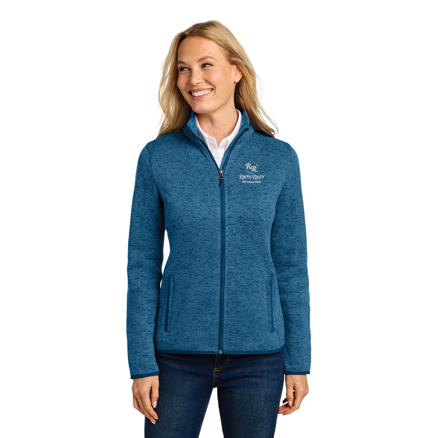 Port Authority® Women's Sweater Fleece Jacket