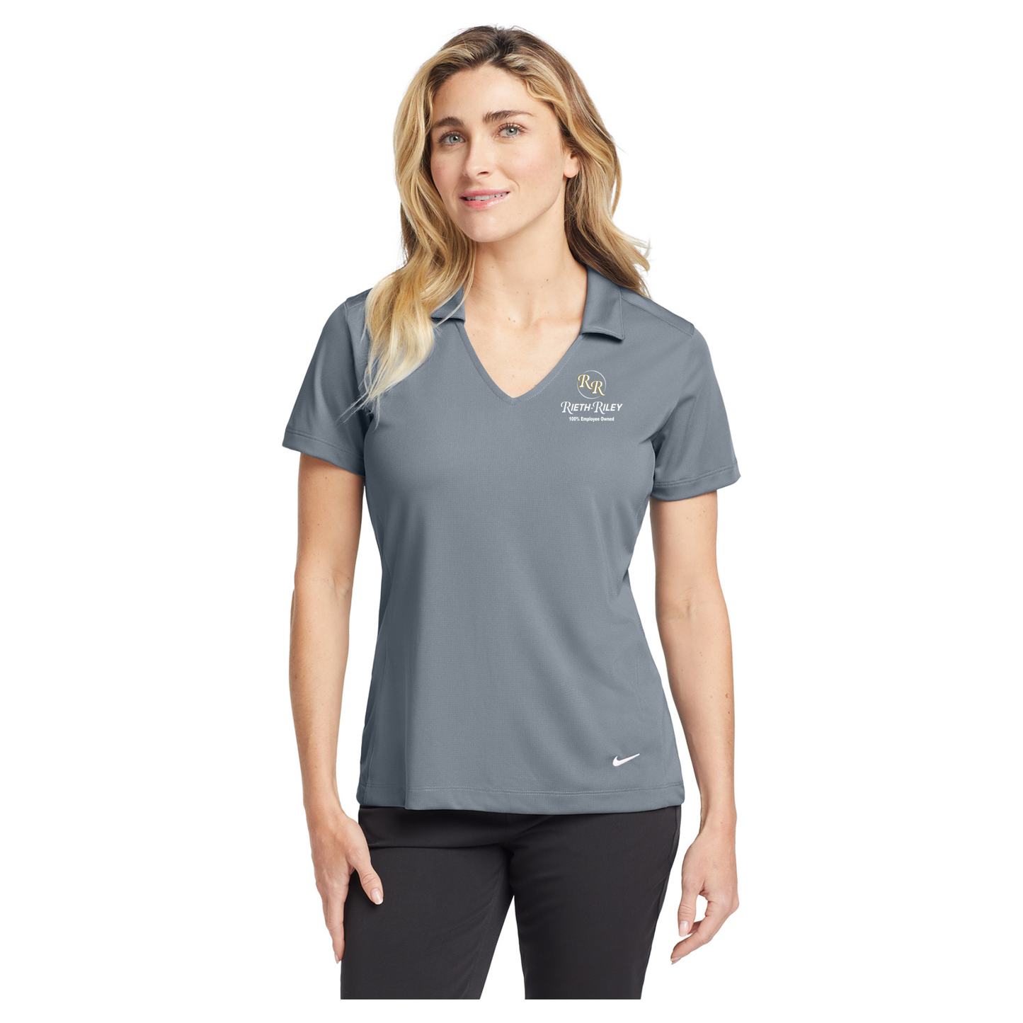 Nike Ladies Dri-FIT Vertical Mesh Polo - 637165
