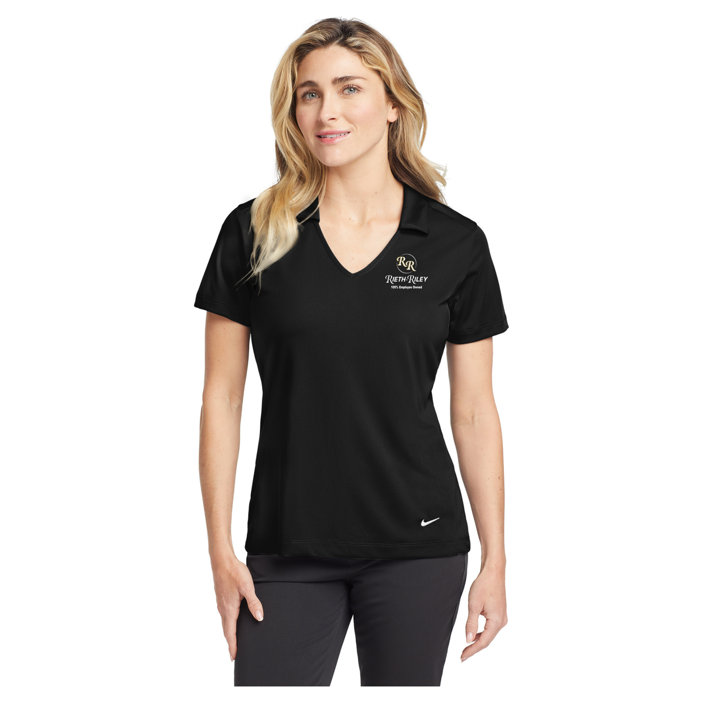 Nike Ladies Dri-FIT Vertical Mesh Polo - 637165
