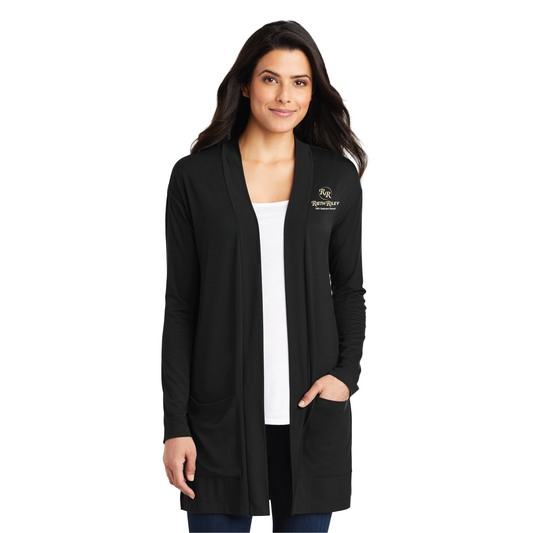 Port authority ladies 2025 concept long pocket cardigan